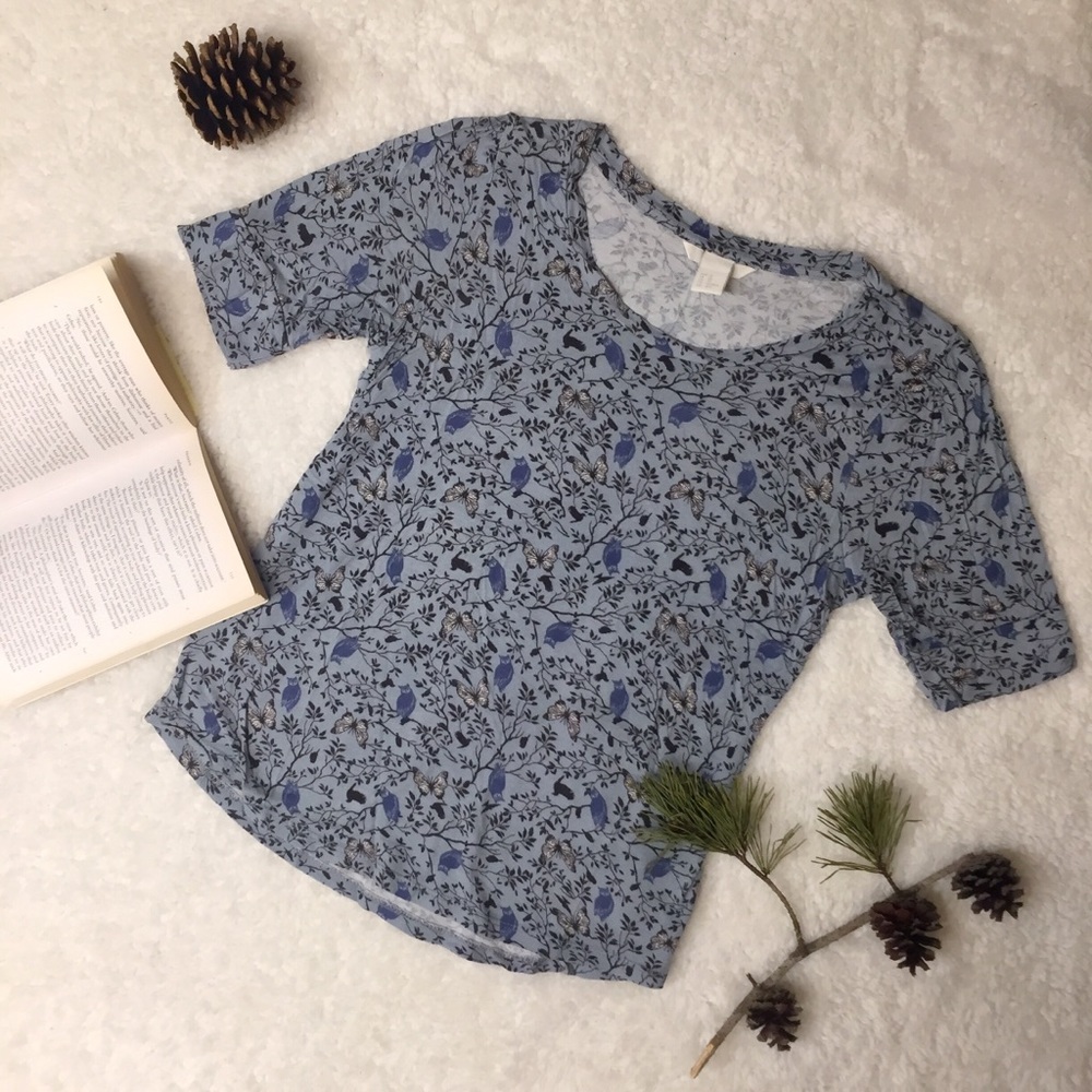 H&M Woodland Creature Printed Top